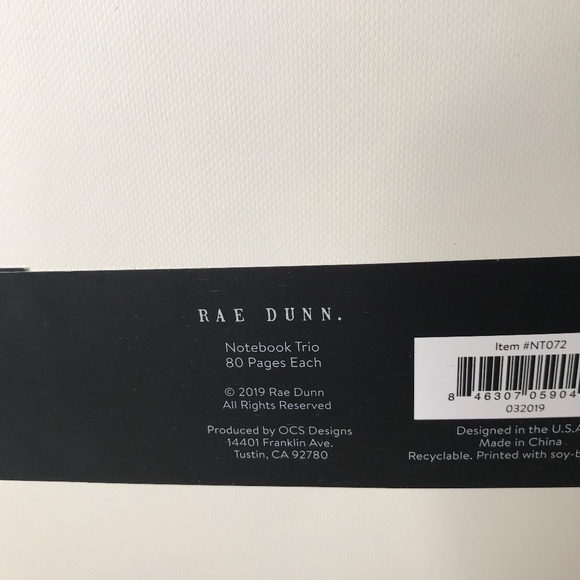 Rae Dunn Notebook Trio - Picture 7 of 8